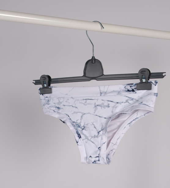 SECOND HAND - OTP CLASSIC SCRUNCH - HVIT MARMOR