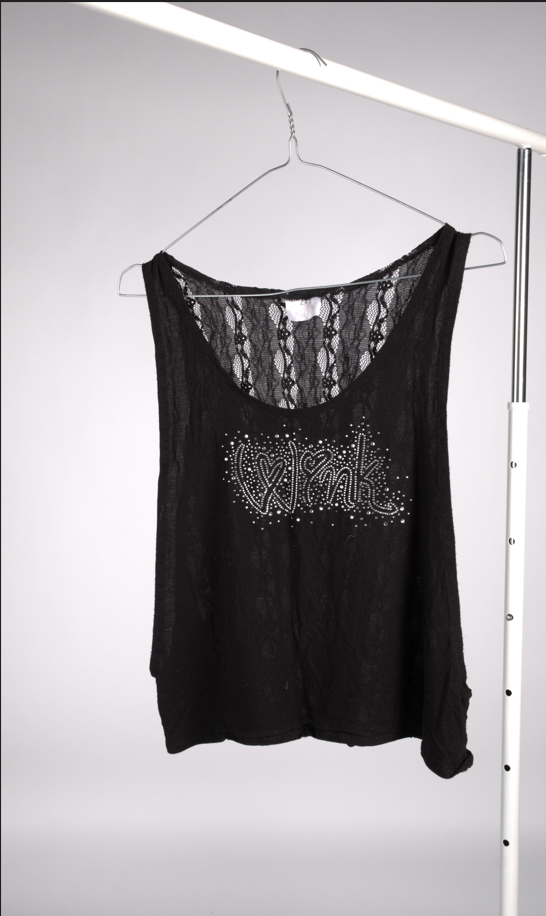 SECOND HAND - WINK GLITTER BLONDE TOPP – RETRO