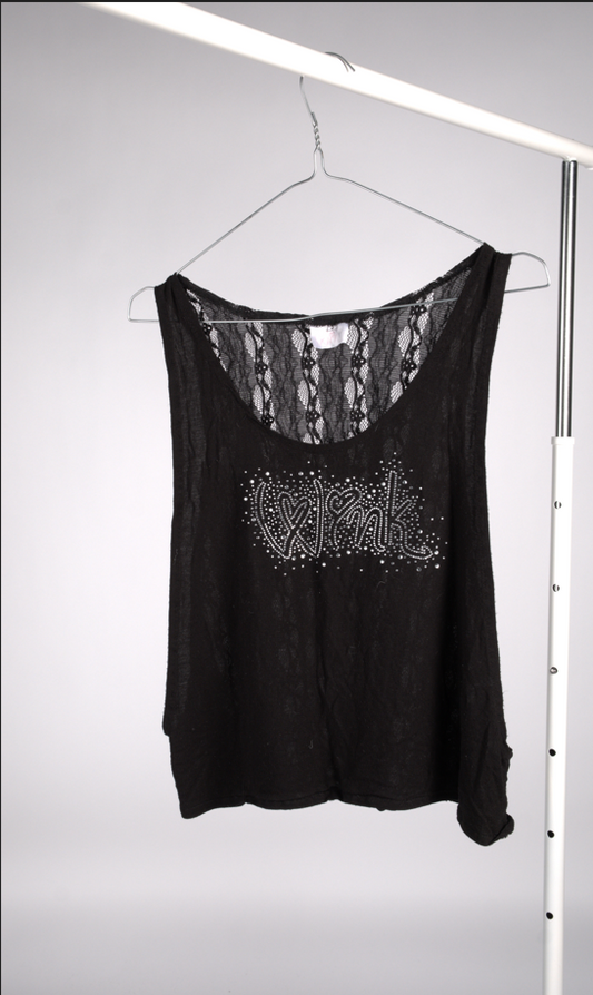 SECOND HAND - WINK GLITTER BLONDE TOPP – RETRO