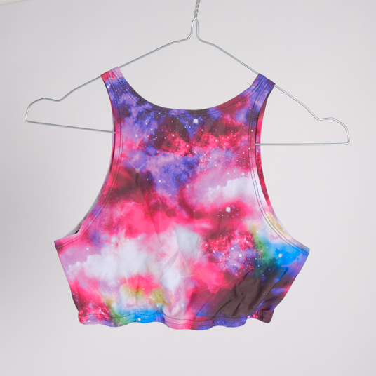 SECOND HAND - FLOW MOTION WEAR GALAXY TOP