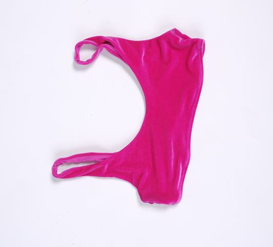SECOND HAND -ROSA VELOUR TOPP
