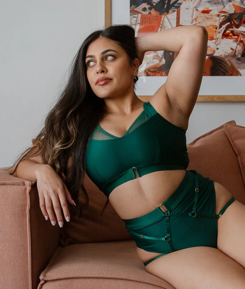 TATIANA - PERLA TOP - GRØNN