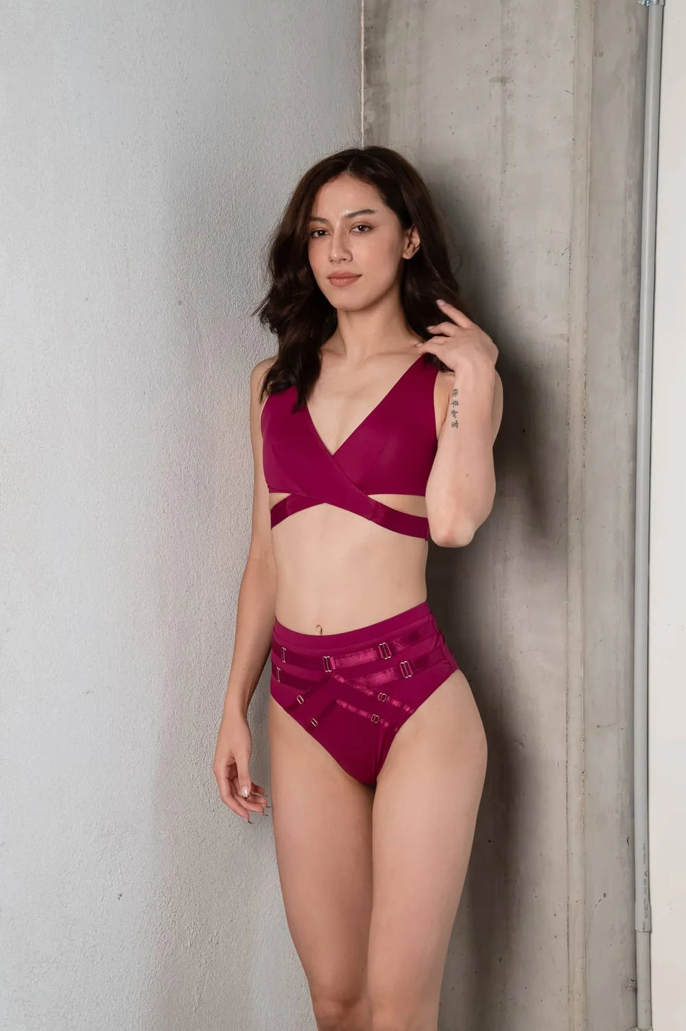 TATIANA - YUKI TOP - MATTE FUCHSIA