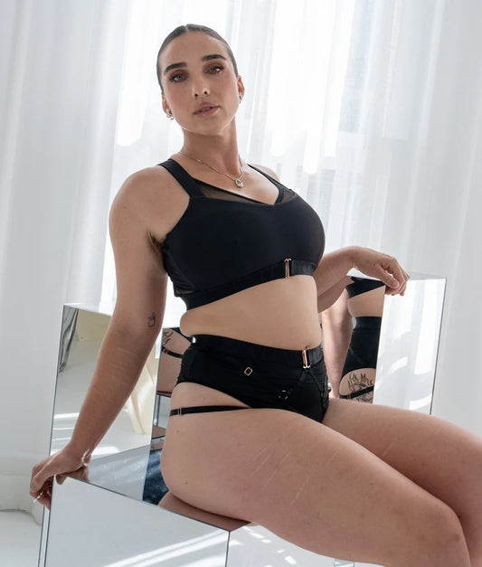 TATIANA - PERLA TOP - SVART
