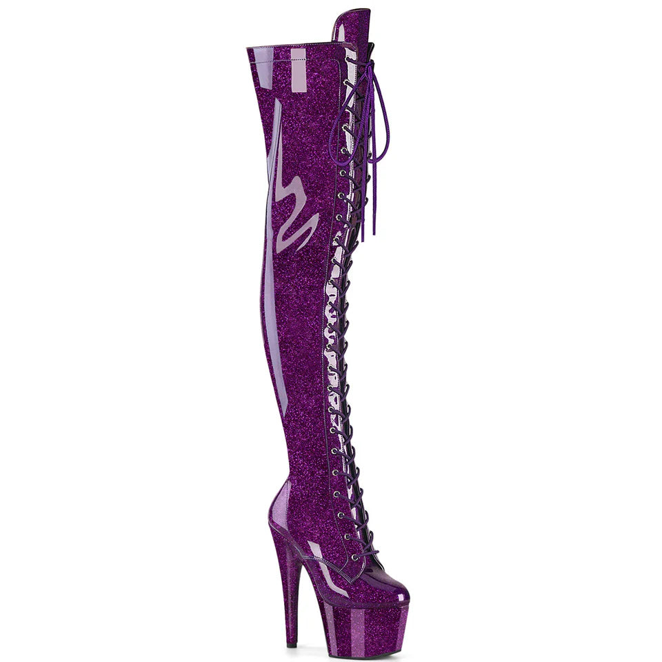 PLEASER ADORE-3020 GLITTER FLERE FARGER - 17.8 cm / 7"