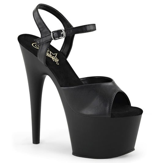 PLEASER ADORE 709 SVART MATT - 17.8 cm / 7"