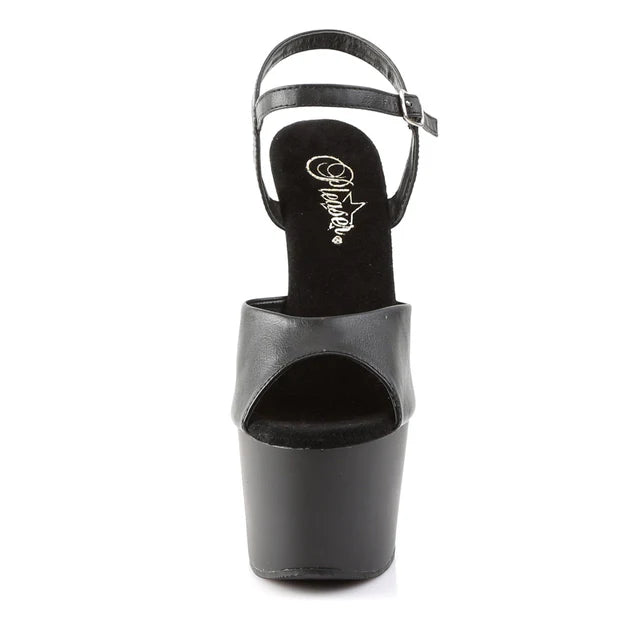 PLEASER ADORE 709 SVART MATT - 17.8 cm / 7"