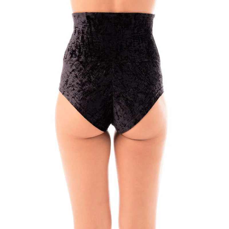 DRAGONFLY- BETTY SHORTS- SVART VELVET