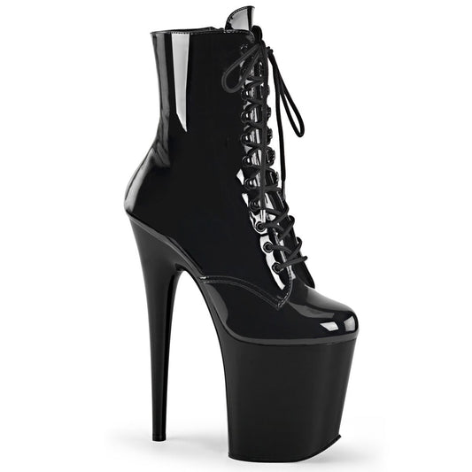 PLEASER FLAMINGO 1020 SVART SHINY - 20.3 cm / 8"