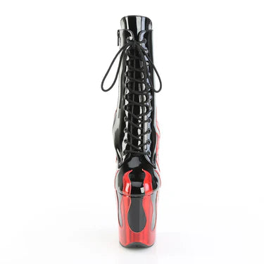 PLEASER FLAMINGO 1020 SVART FLAMME RØD  - 20.3 cm / 8"