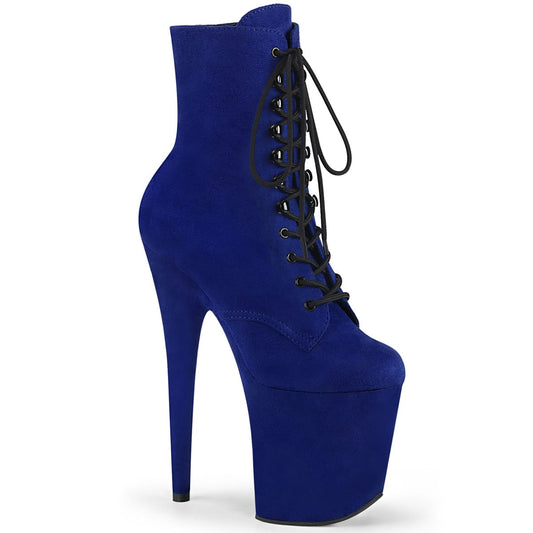 PLEASER FLAMINGO 1020 KONGEBLÅ FAUX SUEDE 20,3/8″