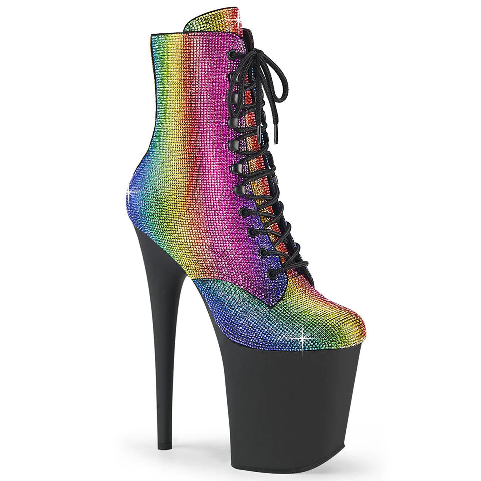 PLEASER FLAMINGO 1020 FLERE FARGER GLITTER - 20.3 cm / 8"