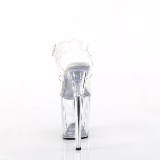 PLEASER FLAMINGO 808 CLEAR - 20.3 cm / 8"
