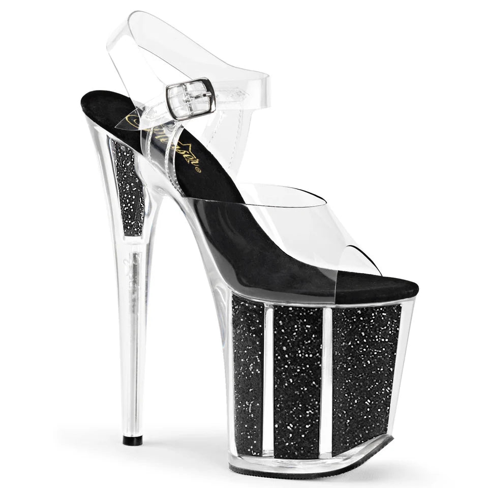 PLEASER FLAMINGO 808 GLITTER FLERE FARGER - 20.3 cm / 8"