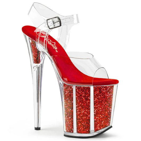 PLEASER FLAMINGO 808 GLITTER FLERE FARGER - 20.3 cm / 8"