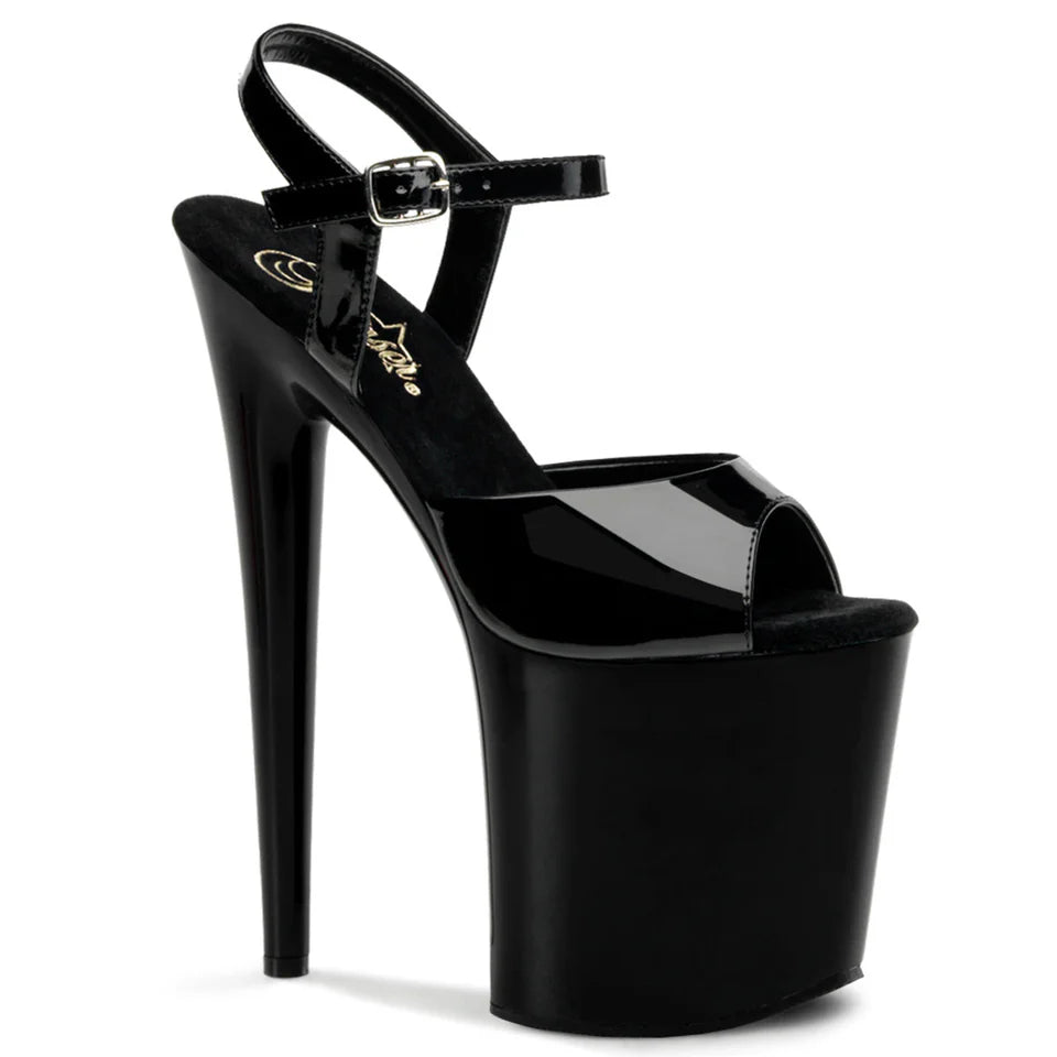 PLEASER FLAMINGO 809 SVART - 20.3 cm / 8"