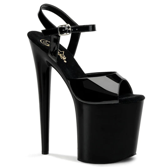 PLEASER FLAMINGO 809 SVART - 20.3 cm / 8"