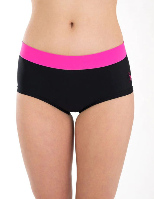 DRAGONFLY- MANDY SHORTS- SVART/ROSA