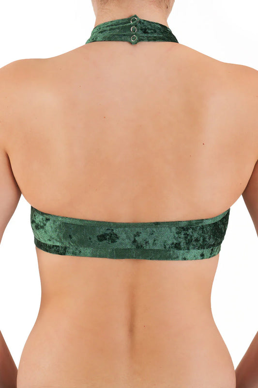 DRAGONFLY- LISETTE- TOP EMERALD VELVET