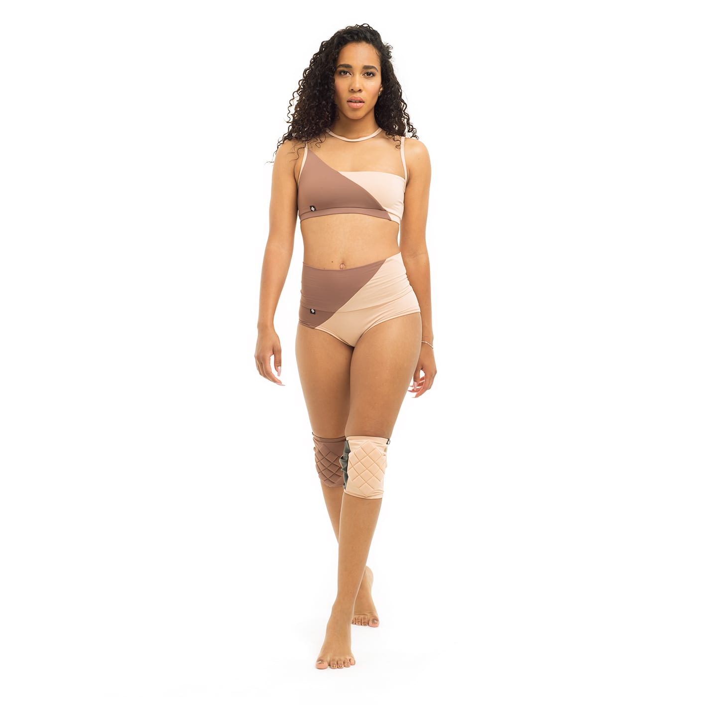 POLEDANCERKA MOVEMENT SHORTS POWDER/NUDE