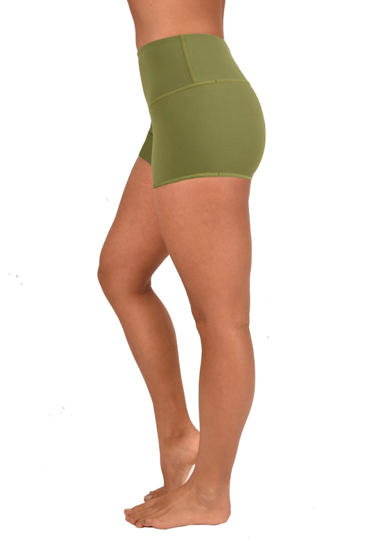 OFF THE POLE SIGNATURE SHORTS – KHAKI / COPPER ROSE
