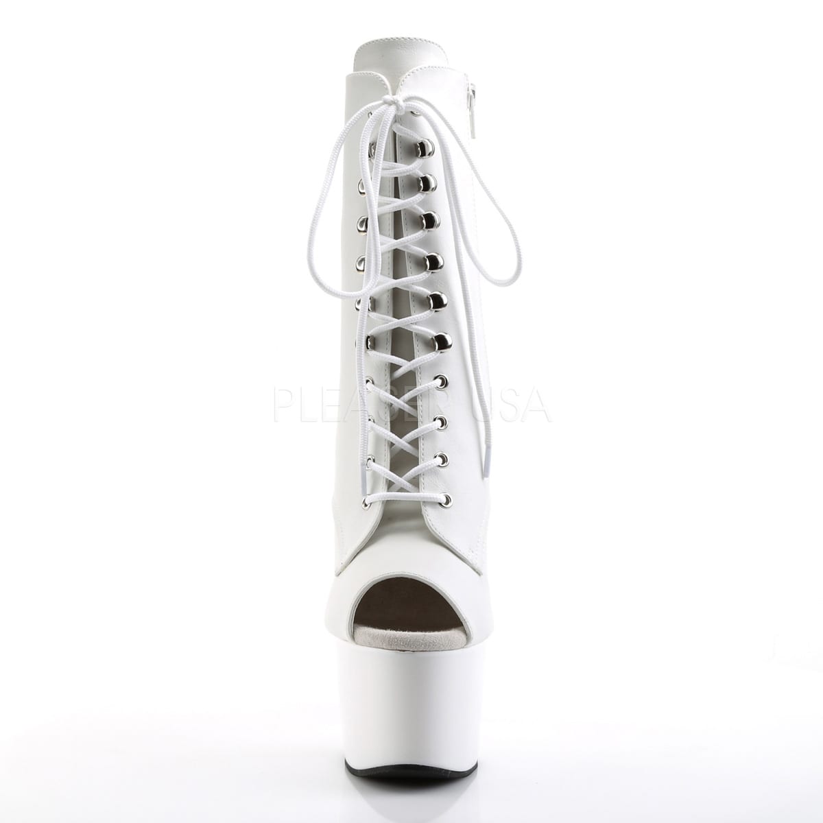 PLEASER ADORE 1021 HVIT - 17.8 cm / 7"