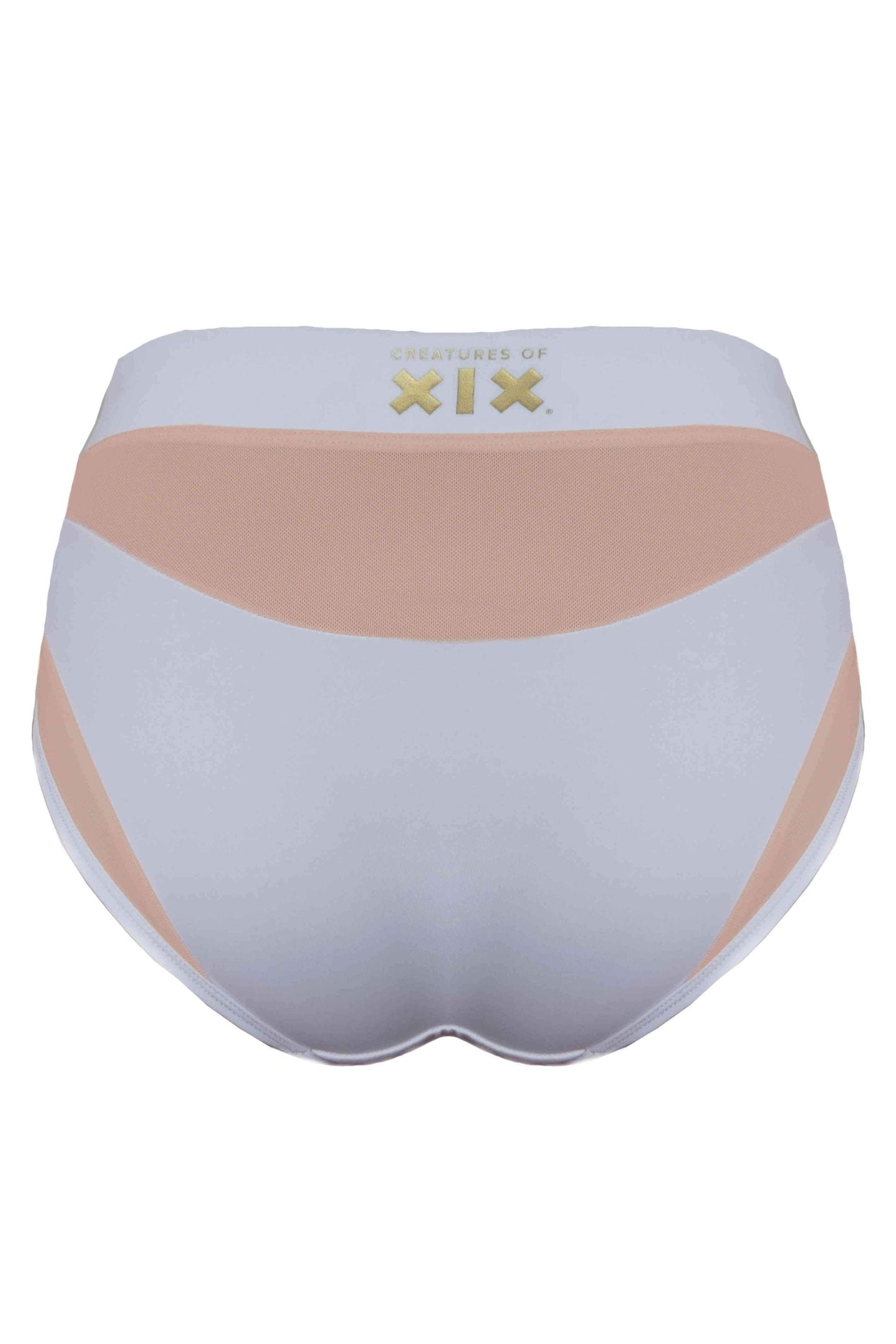 CREATURES OF XIX GODDESS POLE SHORTS - HVIT/NUDE