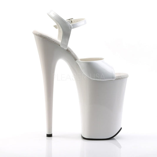 PLEASER INFINITY 909 HVIT - 22.9 cm / 9"