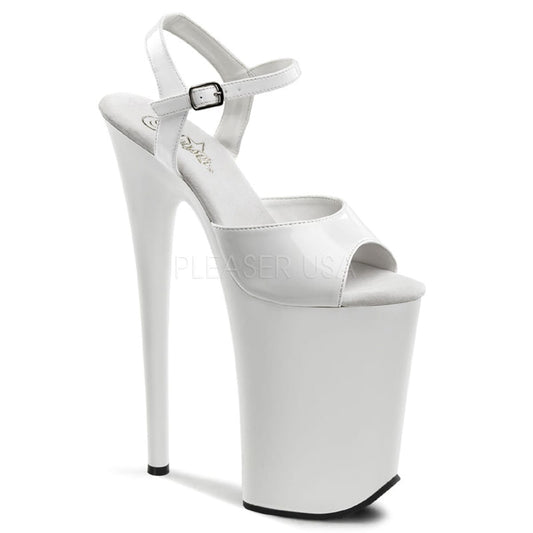 PLEASER INFINITY 909 HVIT - 22.9 cm / 9"