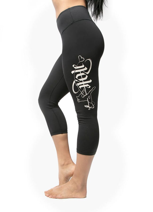 OFF THE POLE SIGNATURE LEGGINGS KORT – SVART