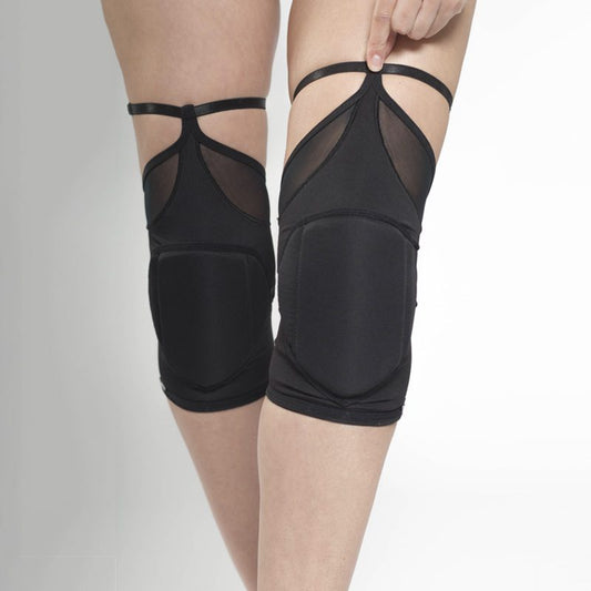 KNEBESKYTTERE CLASSIC- BLACK FIRE