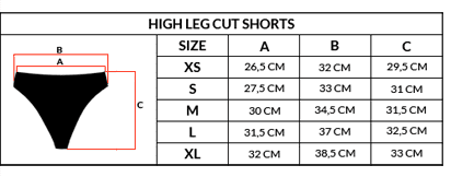 POLE ADDICT- HIGH LEG CUT SHORTS- ASIAN DREAM