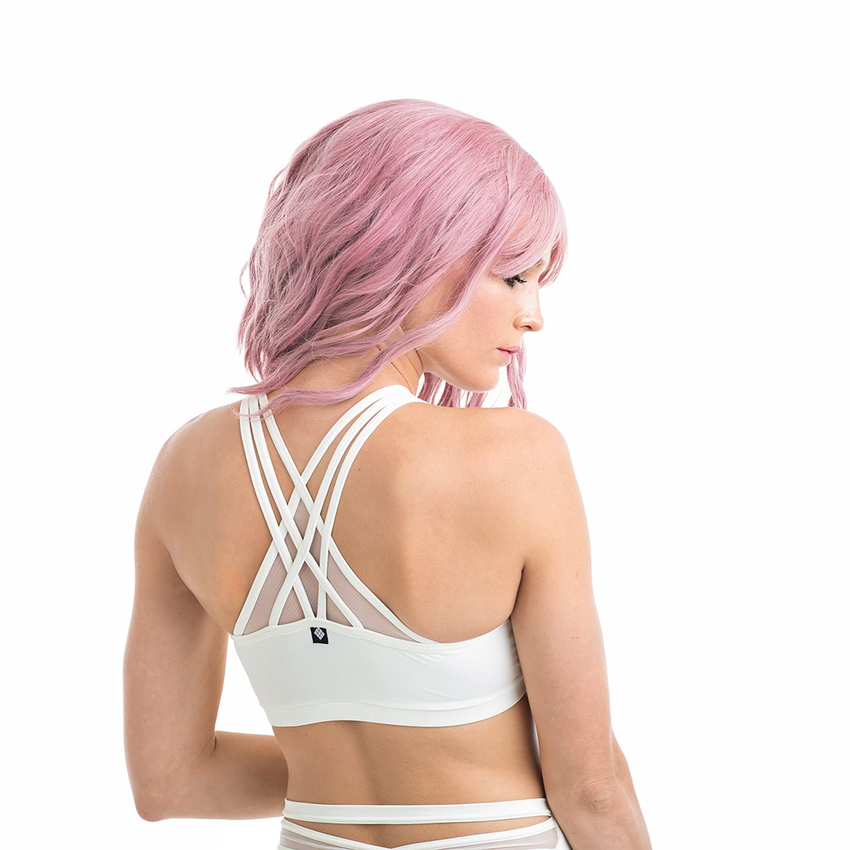 POLEDANCERKA X FRONT TOPP HVIT