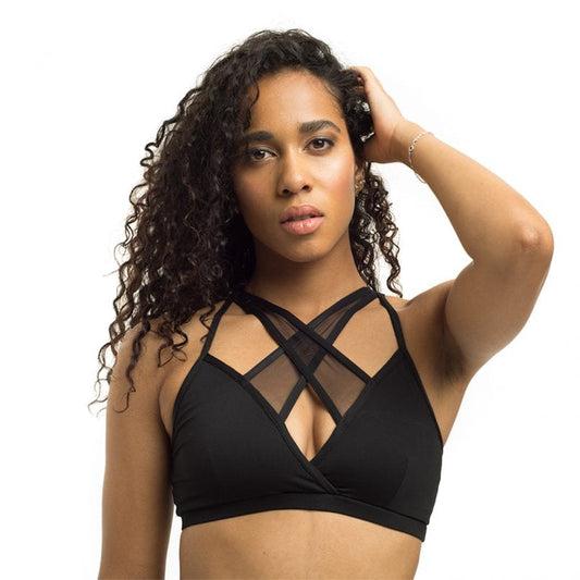 POLEDANCERKA X FRONT TOPP SVART