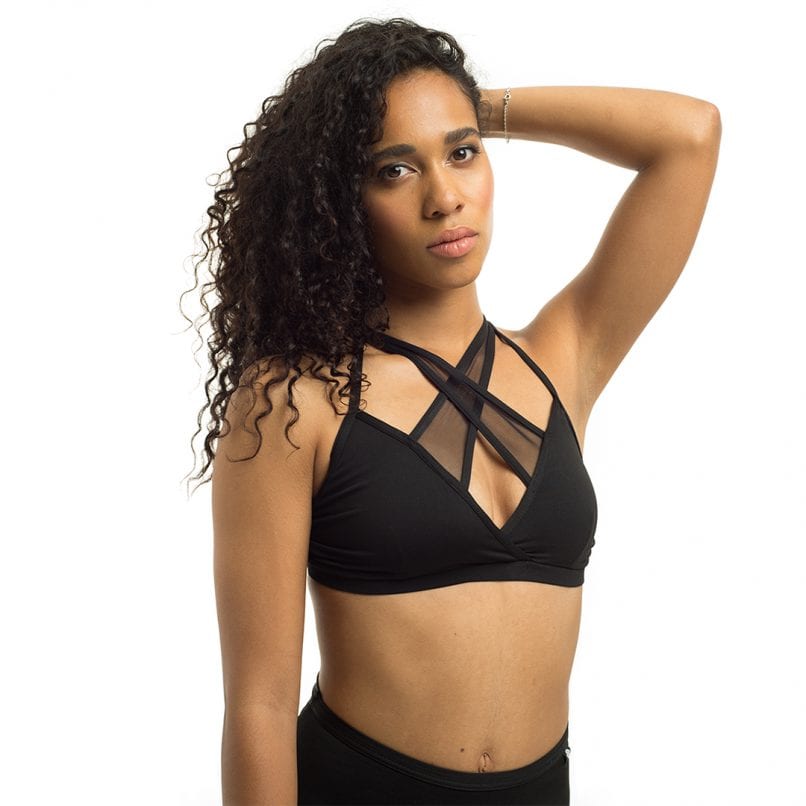 POLEDANCERKA X FRONT TOPP SVART