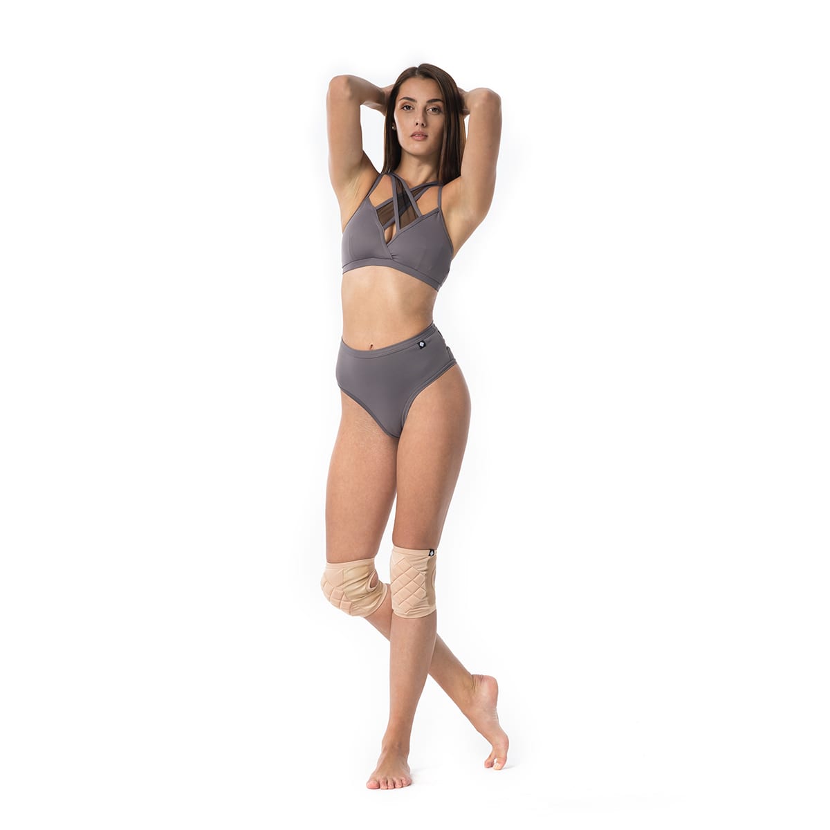 POLEDANCERKA X FRONT TOPP GRÅ